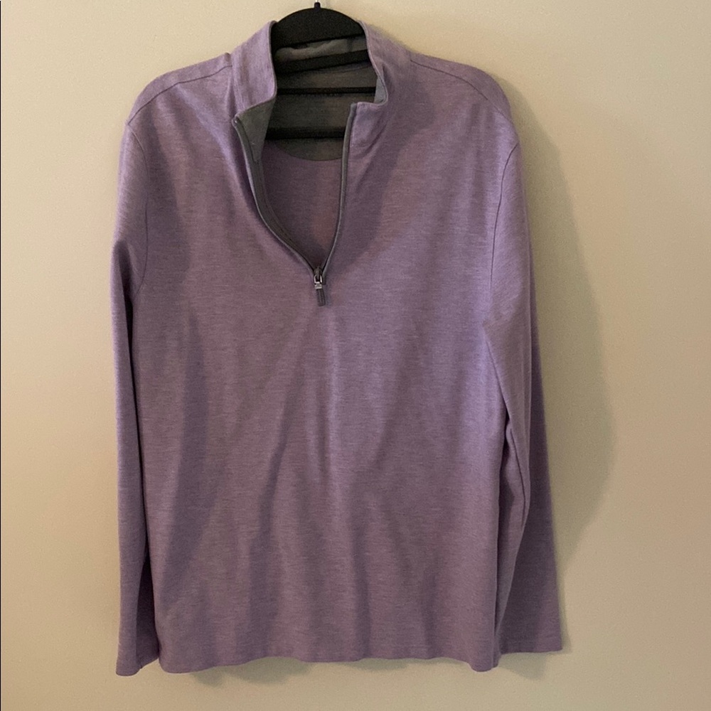 Purple Quarter-Zip Pullover
